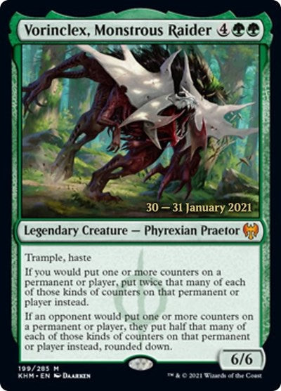 Vorinclex, Monstrous Raider (Promos: Prerelease Cards) Light Play Foil