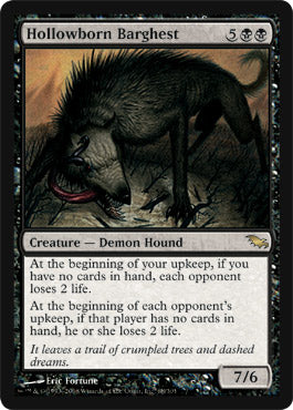 Hollowborn Barghest (Shadowmoor) Heavy Play