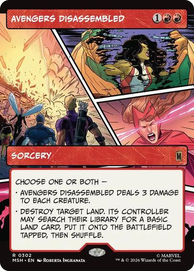 Avengers Disassembled (Borderless) (Marvel Super Heroes) Near Mint