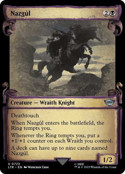 Nazgul (0723) (Showcase Scrolls) (Universes Beyond: The Lord of the Rings: Tales of Middle-earth) Near Mint Foil
