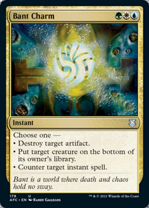 Bant Charm (Commander 2021 Forgotten Realms) Near Mint
