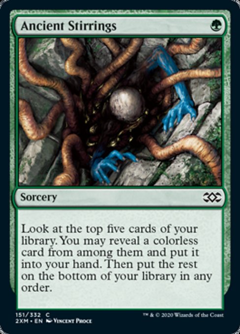 Ancient Stirrings (Double Masters) Medium Play Foil