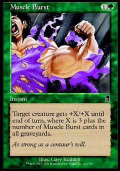 Muscle Burst (Odyssey) Light Play Foil