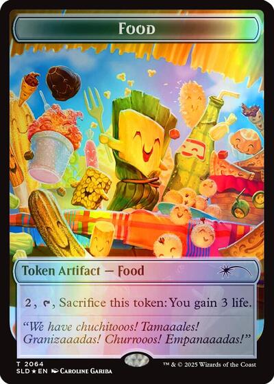 Food Token  2064   Rainbow Foil|2|0|0.00