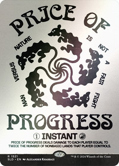 Price of Progress (Rainbow Foil) (Secret Lair) Near Mint Foil