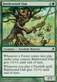 Battlewand Oak (Lorwyn) Medium Play