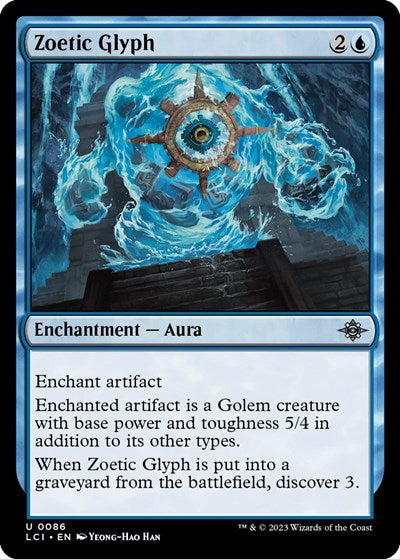 Zoetic Glyph (The Lost Caverns of Ixalan) Light Play