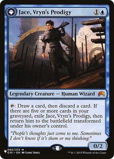 Jace, Vryn's Prodigy (Secret Lair Commander: From Cute to Brute) Light Play