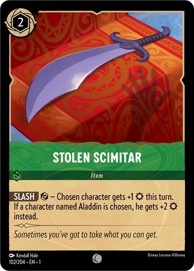 Stolen Scimitar (The First Chapter) Near Mint