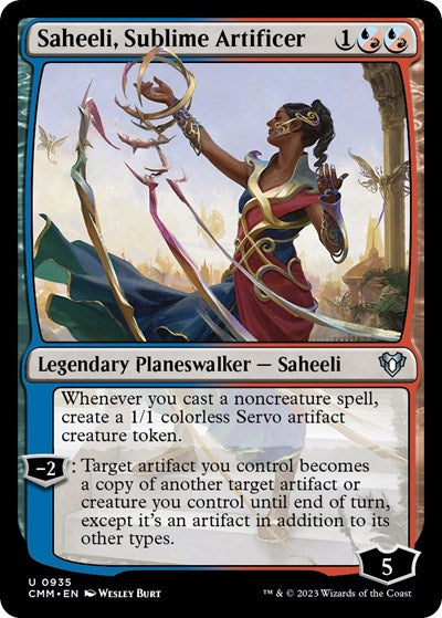 Saheeli  Sublime Artificer|4|0|0.00
