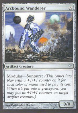 Arcbound Wanderer (Fifth Dawn) Medium Play Foil