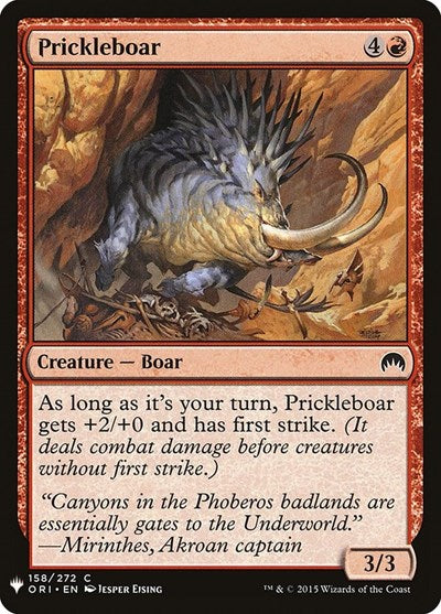 Prickleboar (Mystery Booster) Near Mint