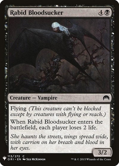 Rabid Bloodsucker (Mystery Booster) Near Mint