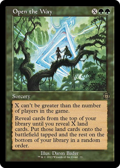 Open the Way (Retro Frame) (March of the Machine: The Aftermath) Medium Play