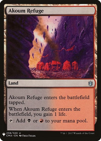Akoum Refuge (Mystery Booster) Light Play