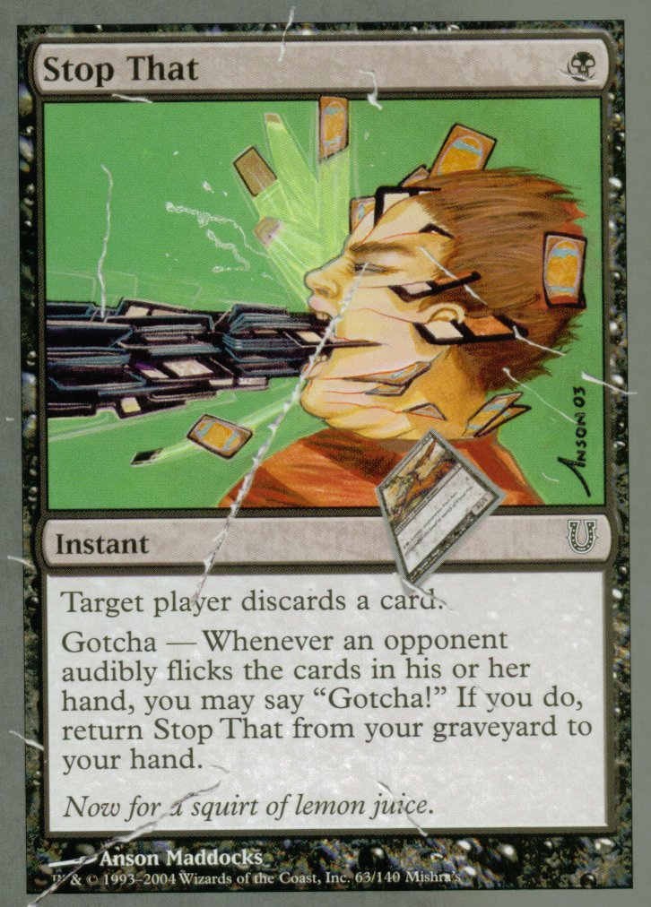 Stop That (Unhinged) Near Mint Foil