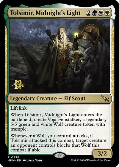 Tolsimir, Midnight's Light (Promos: Prerelease Cards) Light Play Foil