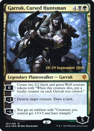 Garruk, Cursed Huntsman (Promos: Prerelease Cards) Near Mint Foil