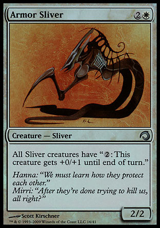 Armor Sliver (Premium Deck Series: Slivers) Light Play Foil