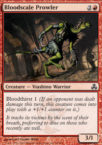 Bloodscale Prowler (Guildpact) Medium Play Foil
