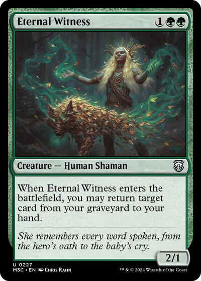 Eternal Witness (Ripple Foil) (Commander: Modern Horizons 3) Near Mint Foil