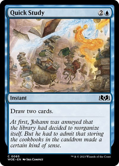 Quick Study (Wilds of Eldraine) Near Mint