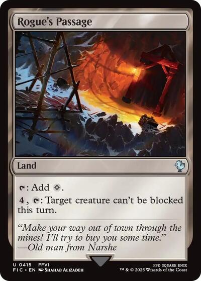 Rogue's Passage (Surge Foil) (Commander: FINAL FANTASY) Near Mint Foil