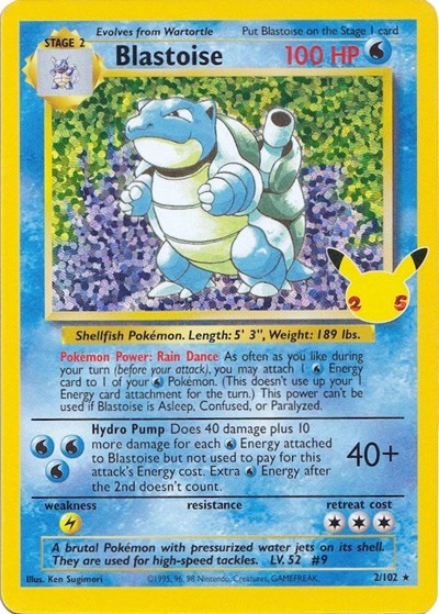 Blastoise (Celebrations: Classic Collection) Near Mint Holofoil