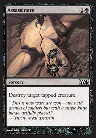 Assassinate (Magic 2011 Core Set) Medium Play
