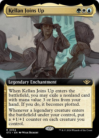 Kellan Joins Up (Extended Art) (Outlaws of Thunder Junction) Light Play Foil