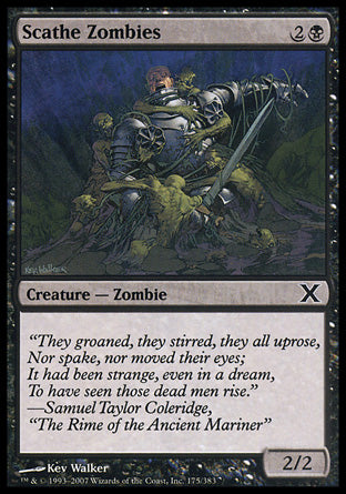 Scathe Zombies (10th Edition) Light Play