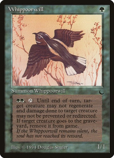 Whippoorwill (The Dark) Medium Play