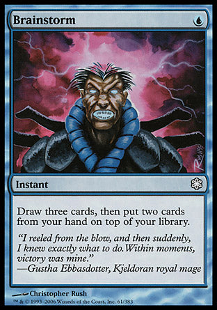 Brainstorm (Coldsnap Theme Deck Reprints) Light Play