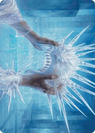 Hylda's Crown of Winter Art Card (Art Series: Wilds of Eldraine) Near Mint