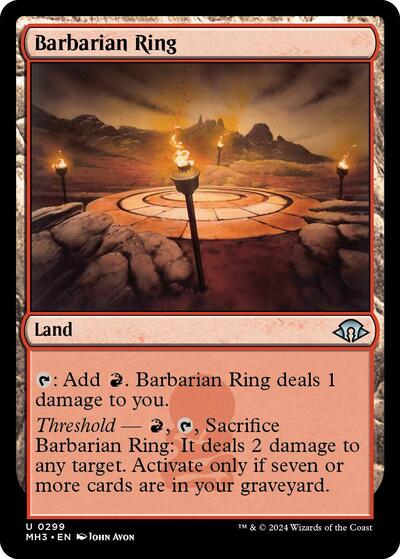 Barbarian Ring (Modern Horizons 3) Light Play Foil