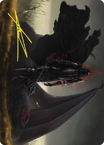 Witch-king of Angmar Art Card (Gold-Stamped Signature) (Art Series: Universes Beyond: The Lord of the Rings: Tales of Middle-earth) Near Mint