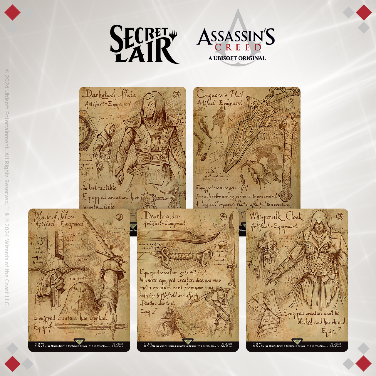 Secret Lair Drop x Assassin's Creed: Da Vinci's Designs