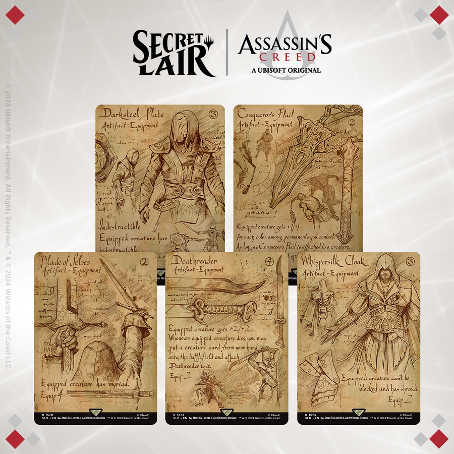 Secret Lair Drop x Assassin's Creed: Da Vinci's Designs