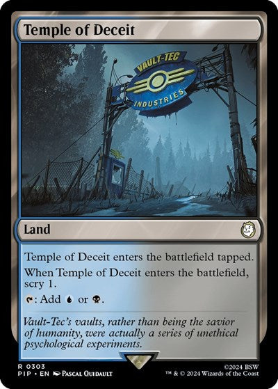 Temple of Deceit (Universes Beyond: Fallout) Light Play Foil