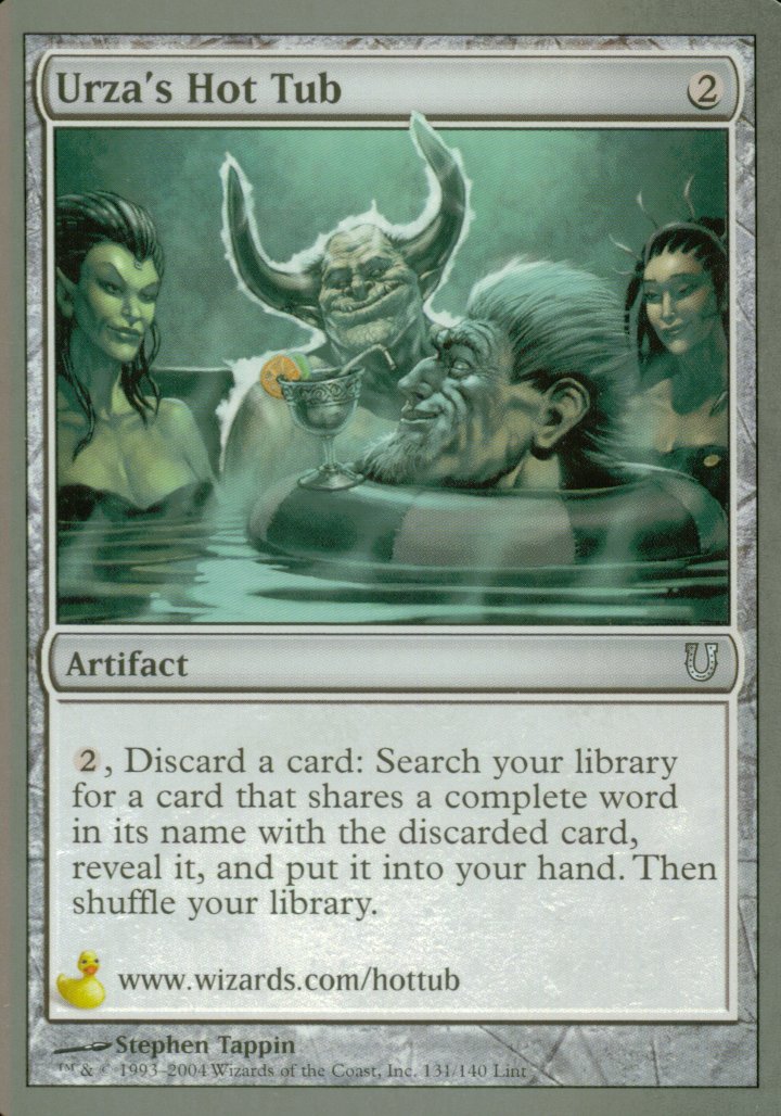 Urza's Hot Tub (Unhinged) Near Mint Foil