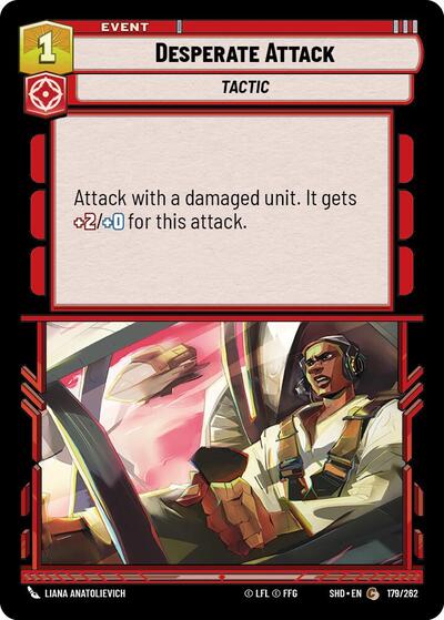 Desperate Attack (Shadows of the Galaxy) Near Mint Foil