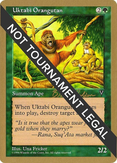 Uktabi Orangutan - 1998 Brian Selden (VIS) (World Championship Decks) Light Play