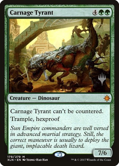 Carnage Tyrant (Promo Pack: Core Set 2020) Light Play Foil