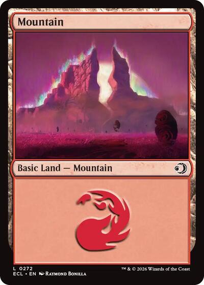 Mountain (0272) (Lorwyn Eclipsed) Light Play Foil