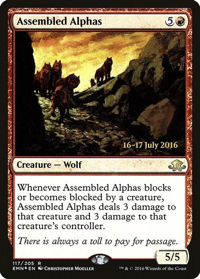 Assembled Alphas (Promos: Prerelease Cards) Light Play Foil