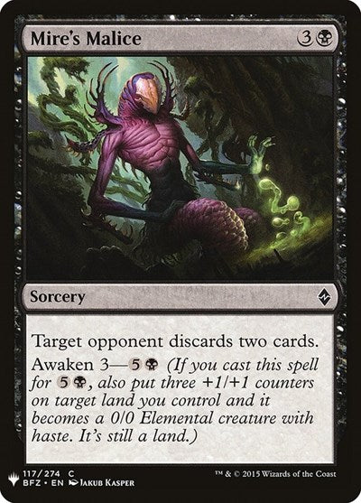 Mire's Malice (Mystery Booster) Near Mint