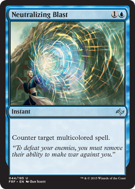 Neutralizing Blast (Fate Reforged) Light Play Foil