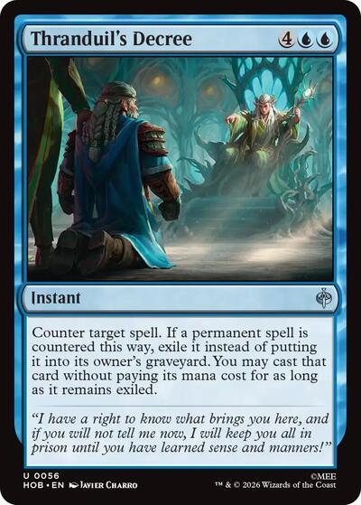 Thranduil's Decree (The Hobbit) Near Mint Foil