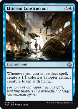 Efficient Construction (Aether Revolt) Light Play Foil