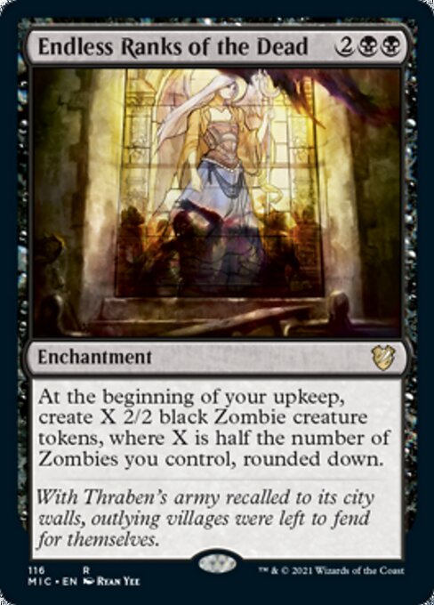 Endless Ranks of the Dead (Commander 2021 Midnight Hunt) Medium Play